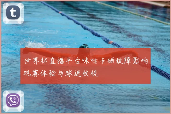 世界杯直播平台咪咕卡顿故障影响观赛体验与球迷收视